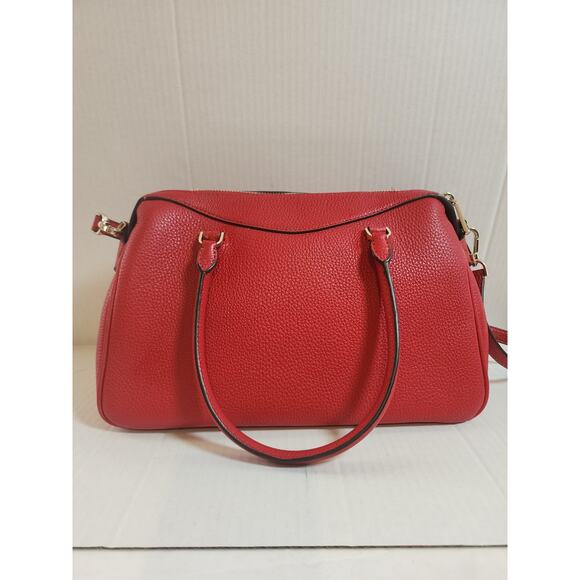 Kate Spade New York Red Leather Bag W/ Handles & Straps - Picture 3 of 10